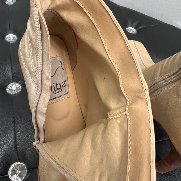 Leather ankle boots classic cream 8.5 - Picture 6 of 8